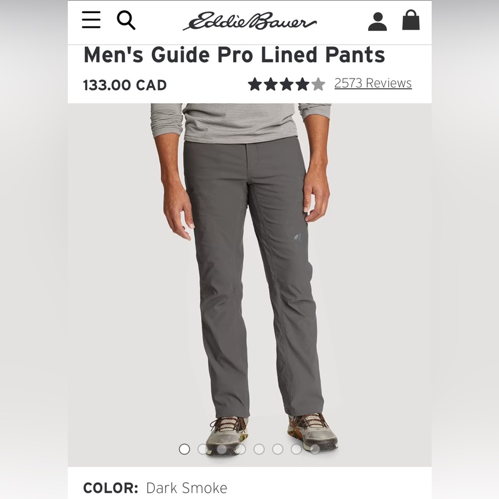 Men’s Eddie Bauer Guide Pro Lined Pants